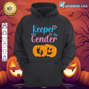 Keeper Of The Gender Reveal Baby Pregnancy Halloween Party hoodie