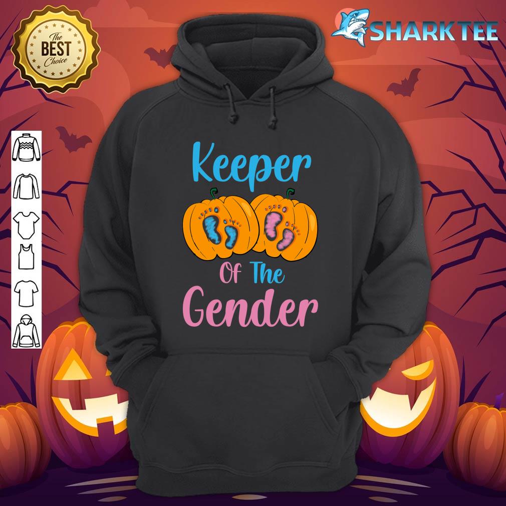 Nice Keeper Of The Gender Reveal Baby Pregnancy Halloween Party hoodie