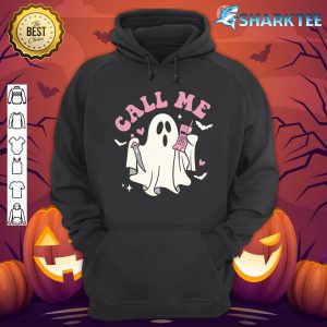 Call Me Halloween Trick Or Treat Spooky Season Scary Ghost hoodie