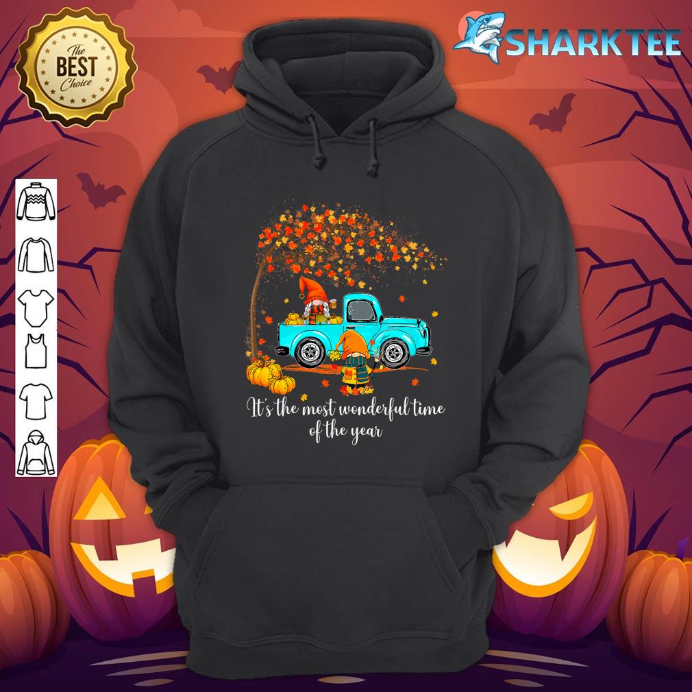 It's The Most Wonderful Time Of The Year Gnomes Autumn Fall hoodie