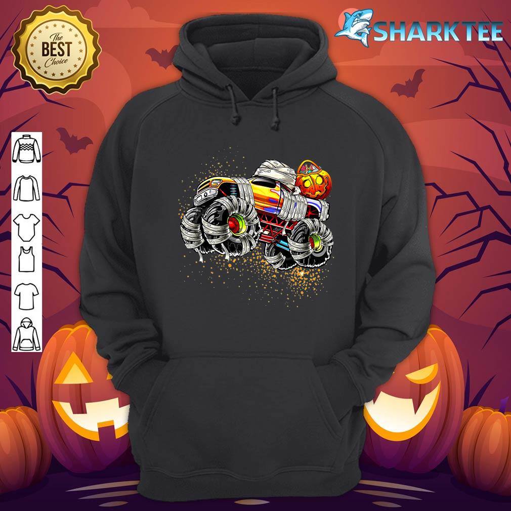 Monster Truck Mummy Halloween Pumpkin Trick Or Treat hoodie