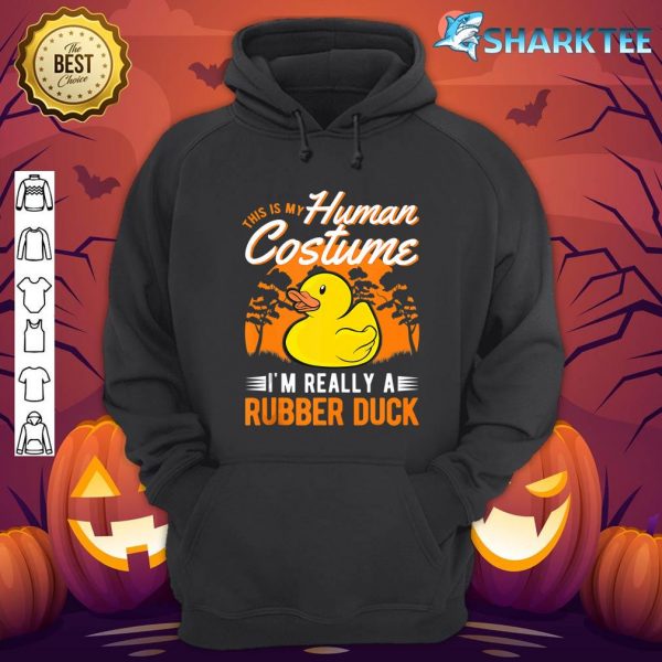 Rubber Duck Human Costume Halloween Rubber Duck hoodie