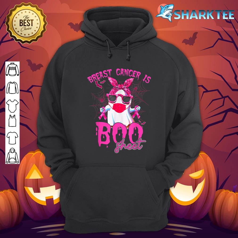 Breast Cancer Is Boo Sheet Ribbon Boo Halloween Men Women hoodie