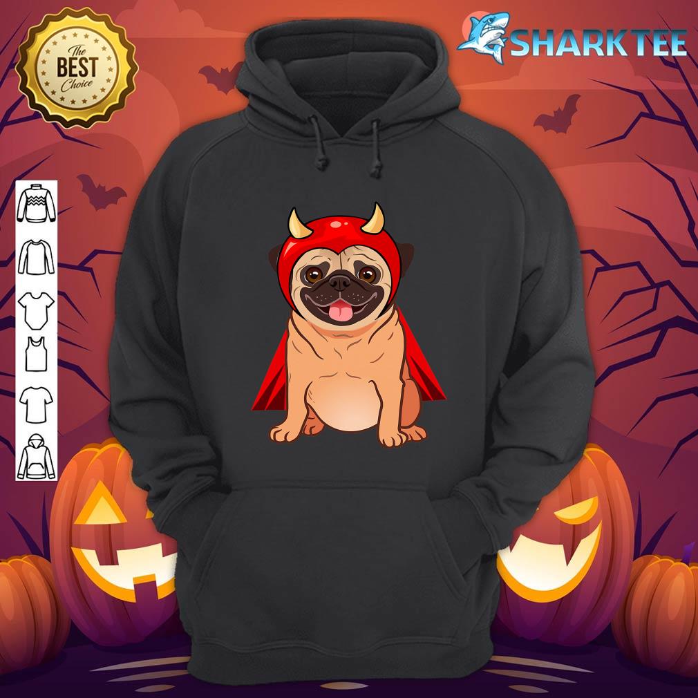 Dracula Vampire Pug Cute Dog Halloween Costume Pug-o-ween hoodie