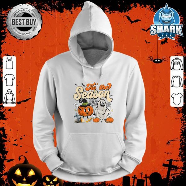 Tis The Season Halloween Ghost Pumpkin Spooky Season hoodie