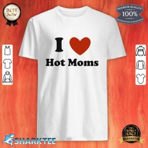 Old Glory Mens I Heart Hot Moms Short Graphic shirt