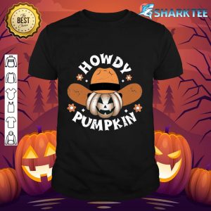 Howdy Pumpkin Western Country Southern Halloween shirt