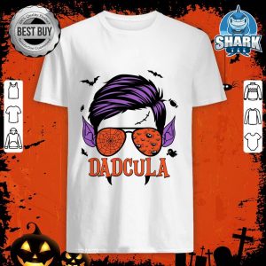 Sunglasses Spider Web Dadcula Halloween Family Matching shirt