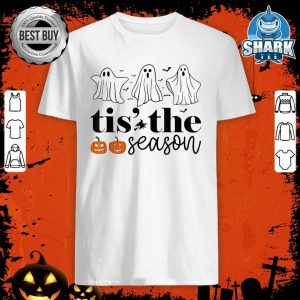 Tis The Season Pumpkin Shirt Funny Ghost Boo Halloween shirt