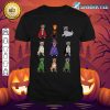 Pitbull Dog Halloween Pumpkin Witch Hat Halloween Costume shirt