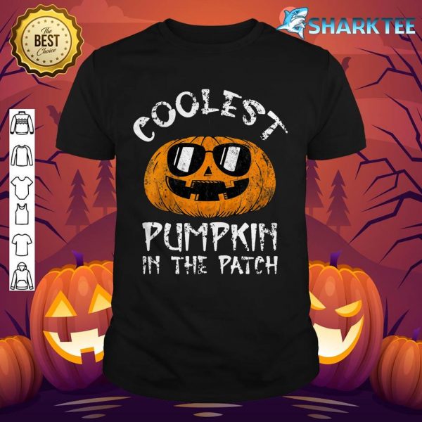 Kids Coolest Pumpkin In The Patch Halloween shirt