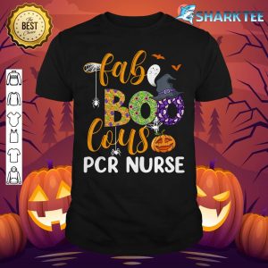 Faboolous PCR Nurse Boo Halloween Fabulous Nurse Costume shirt
