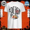 Ripped Halloween Xray Skeleton Rib Cage Pizza Lover Premium shirt