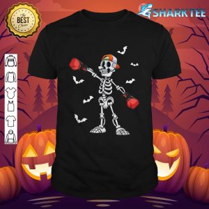 Cool Skeleton Boxing Lover Halloween Boxing Player shirt