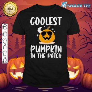 Coolest Pumpkin In The Patch Halloween Boys Girls Kids Premium shirt