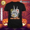Good Vibes Only Floral Skeleton Hand Fall Autumn Halloween shirt