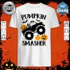 Halloween Pumpkin Smasher Funny Spooky Trucks Costume shirt