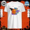 Retro Groovy Let's Go Ghouls Halloween Ghost Outfit Costumes shirt