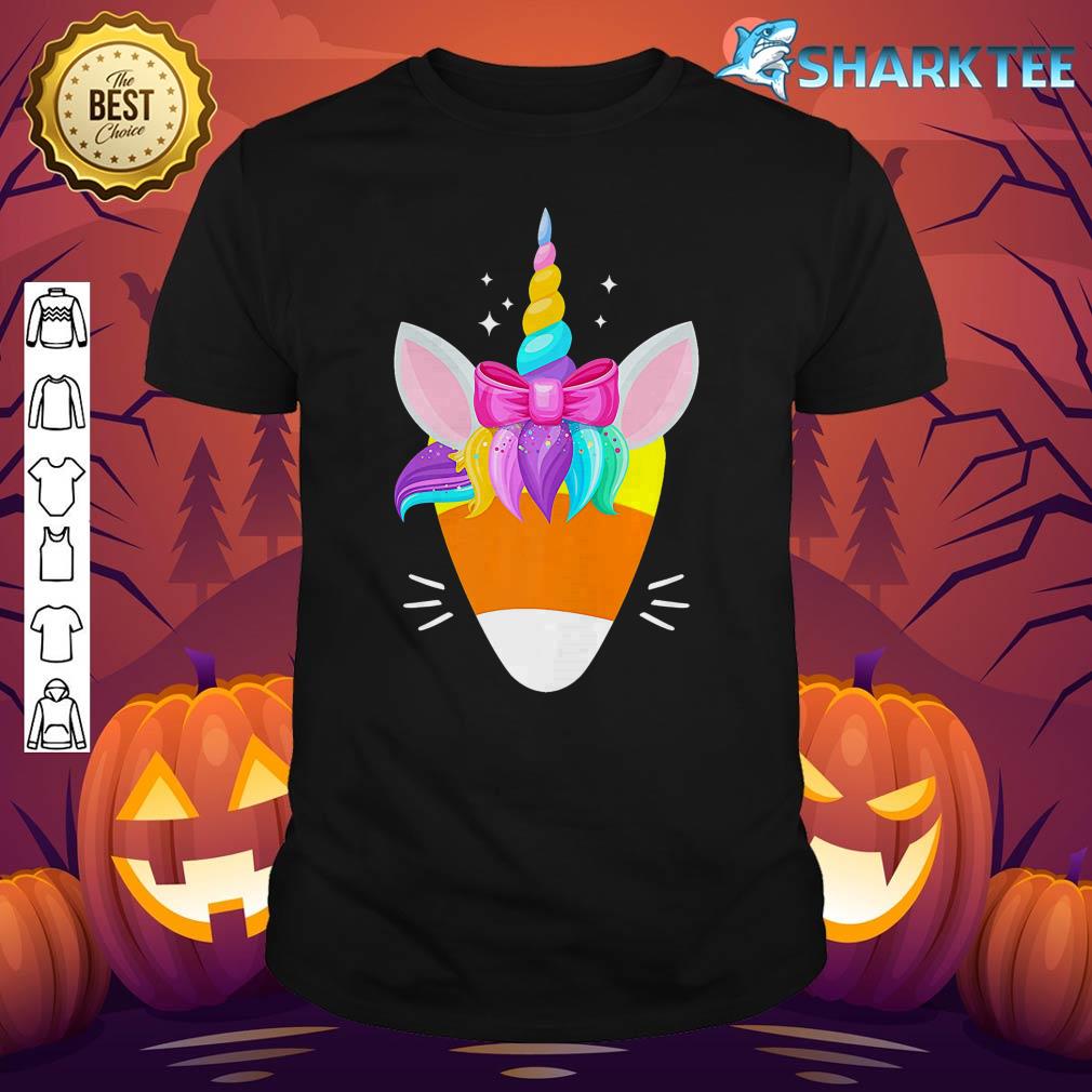 Cute Unicorn Candy Cone Trick Or Treat Halloween Costume Day Premium shirt