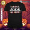 This Is Boo Sheet Ghost Halloween Retro Groovy shirt