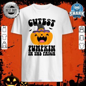 Cutest Pumpkin In The Patch Halloween Costume Kids shirt