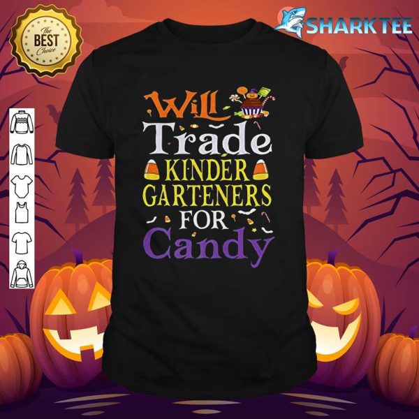 Halloween Costume Will Trade Kindergartner For Candy Teacher Premium shirt