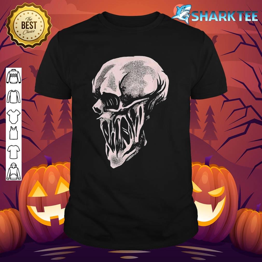 Halloween Scary Boo Bones Skeleton Scream Haloween shirt