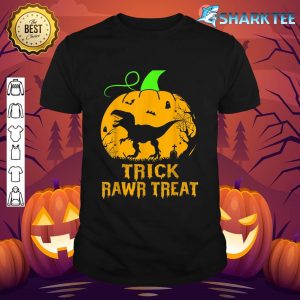 Pumpkin Dinosaur Happy Halloween Shirts, Trick Rawr Treat shirt