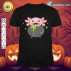 Axolotl Halloween Cauldron Bat Happy Halloween Premium shirt