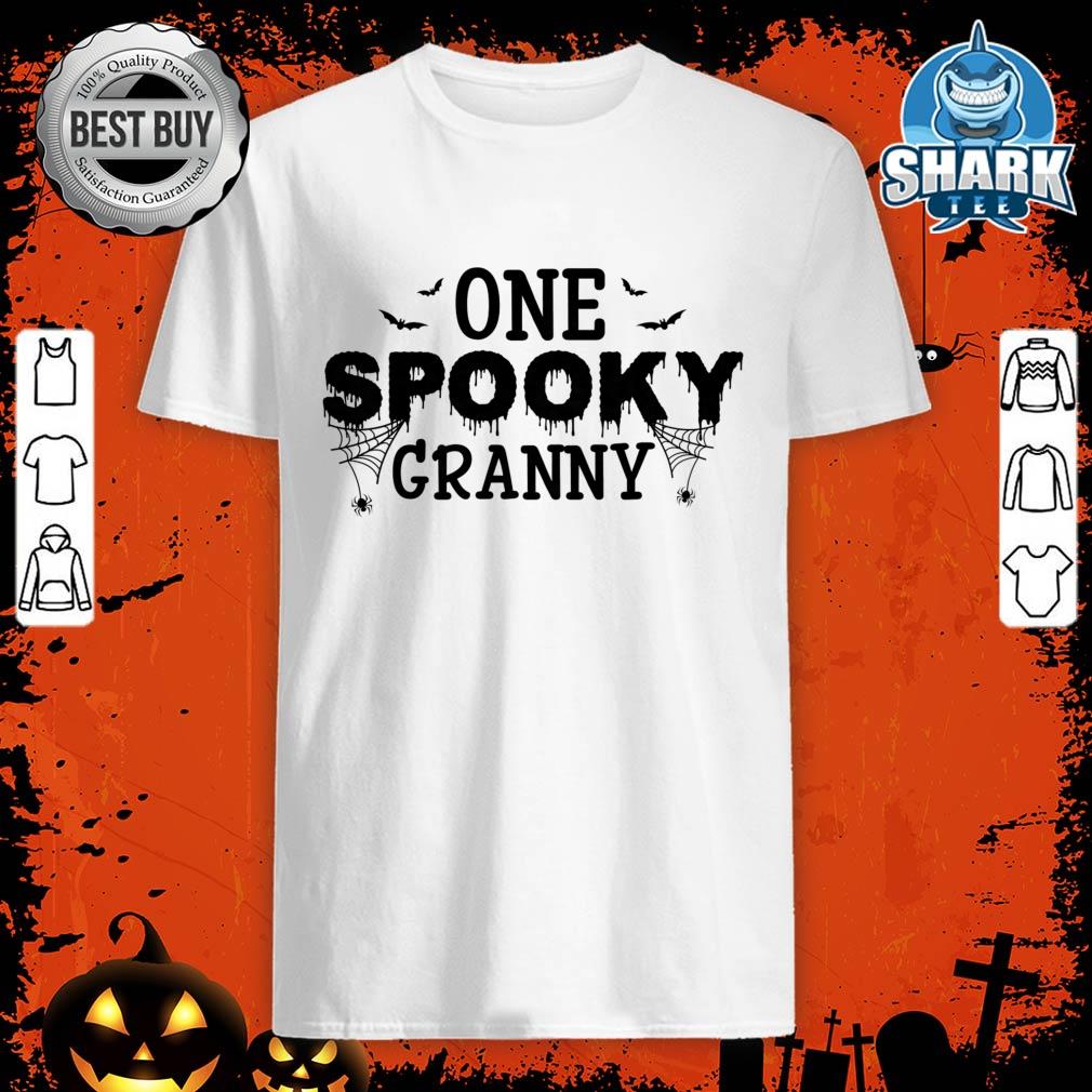 Womens One Spooky Granny Group Matching Family Halloween Costumes Premium shirt