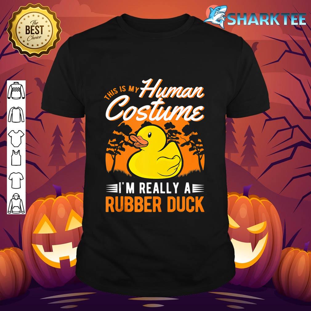 Rubber Duck Human Costume Halloween Rubber Duck shirt