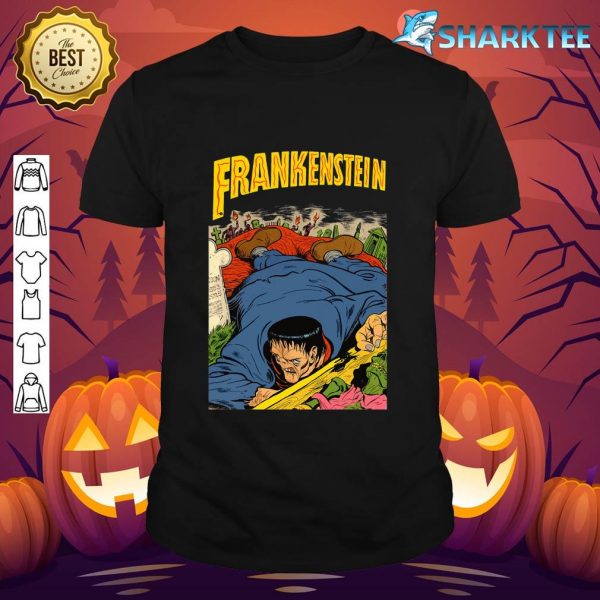 Frankenstein Halloween Horror Comic Vintage Horror Monster shirt