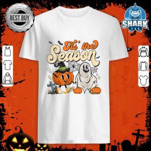 Tis The Season Halloween Ghost Pumpkin Spooky Season shirt