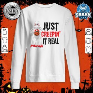 Creepin It Real Design Halloween Ghost sweatshirt