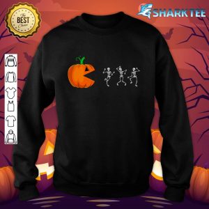 Pumpkin Skeleton Dancing Halloween Costume Kids Boys Girls sweatshirt
