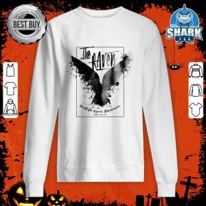 Vintage Raven, Edgar Allan Poe type Nevermore sweatshirt