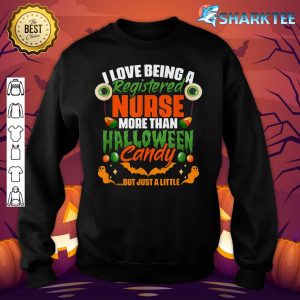 Medical Pumpkin RN Registered Nurse Halloween Costume sweatshirt