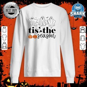 Tis The Season Pumpkin Shirt Funny Ghost Boo Halloween sweatshirt