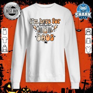 I'm Here For The Boos Funny Drinking Halloween Mom Mama sweatshirt