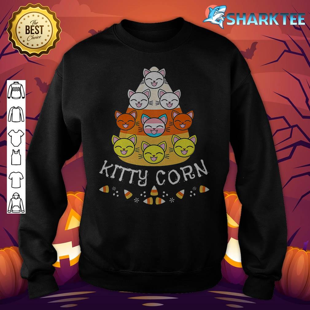 LGBTQ Transgender Halloween Fall Cat Candy Corn Kitty Corn Premium sweatshirt