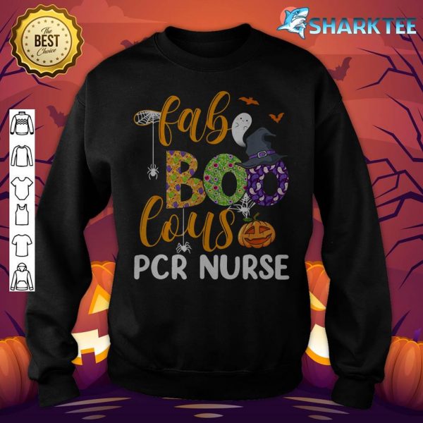 Faboolous PCR Nurse Boo Halloween Fabulous Nurse Costume sweatshirt