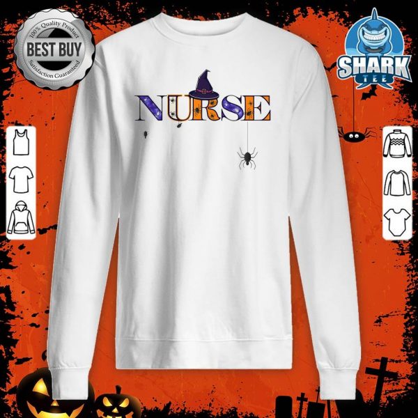 Cute Nurse Lover Funny Spider Nurse Lover Halloween Costume Premium sweatshirt