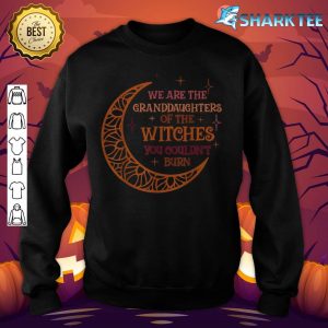 Groovy Witch Halloween We're The Granddaughter of The Witch sweatshirt