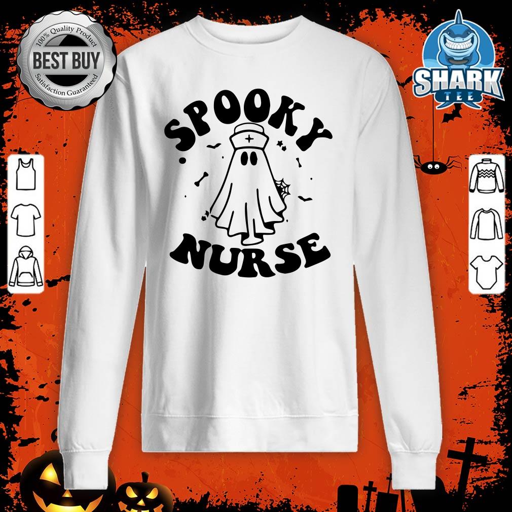 Spooky Nurse Ghost Nursing Halloween Costume sweatshirt
