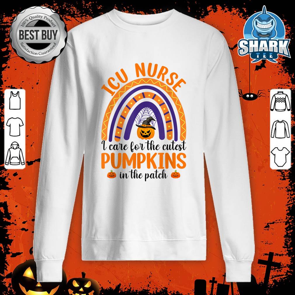 FNP Nurse Cutest Pumpkins Rainbow Halloween Spider sweatshirt