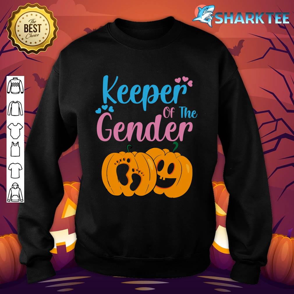 Keeper Of The Gender Reveal Baby Pregnancy Halloween Party sweatshirt