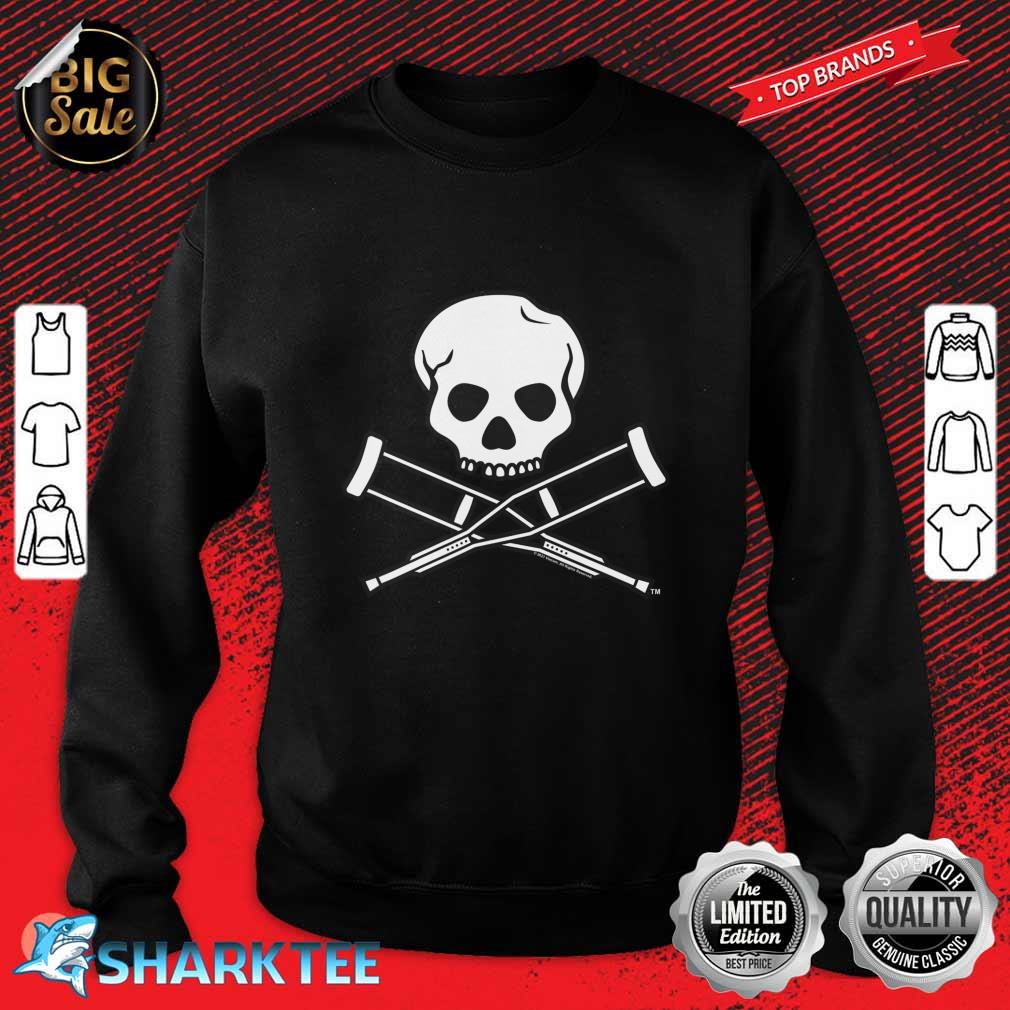Jackass Skull And Crutches Logo sweatshirt