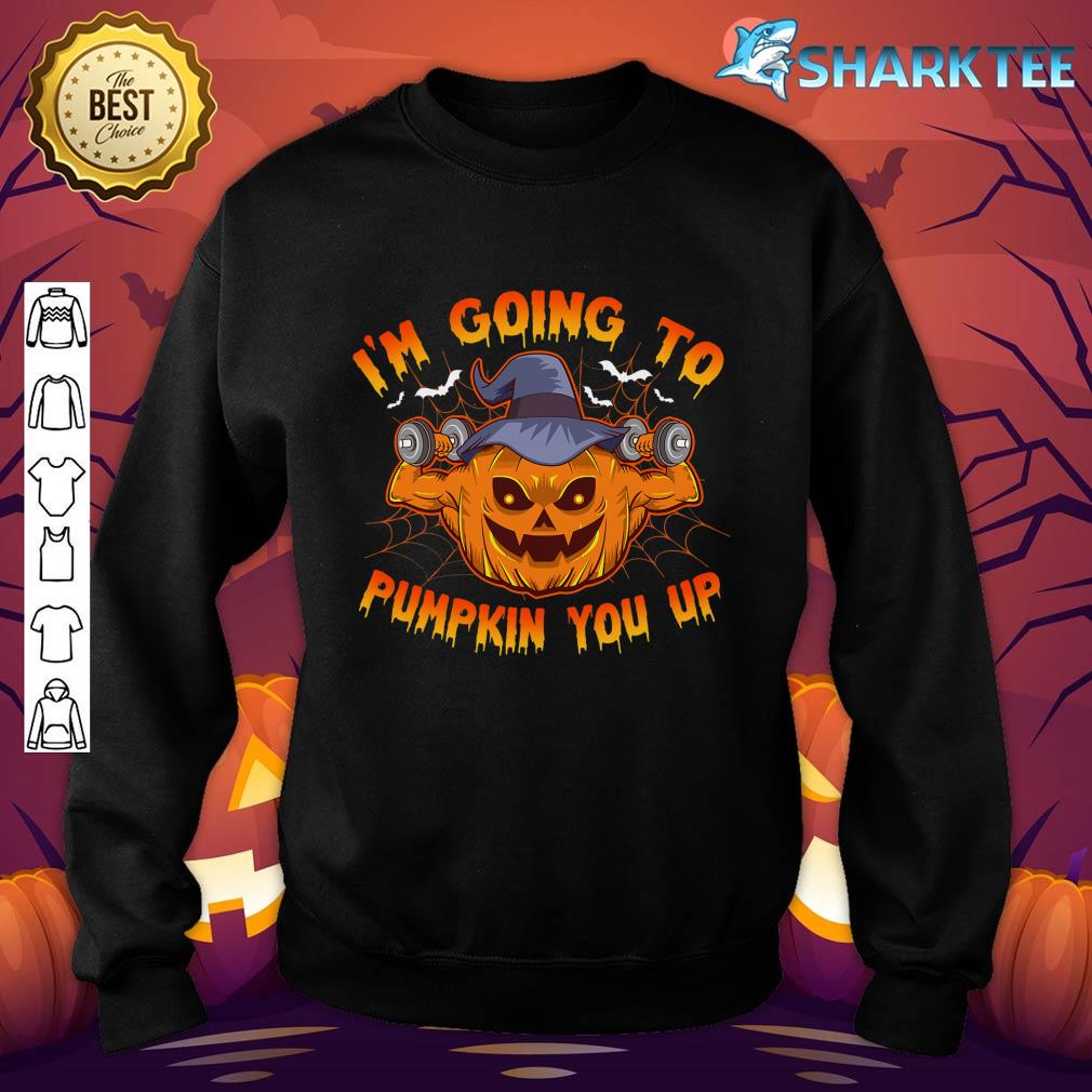 Pumpkin Halloween Gym Workout Pumpking Fitness sweatshirt