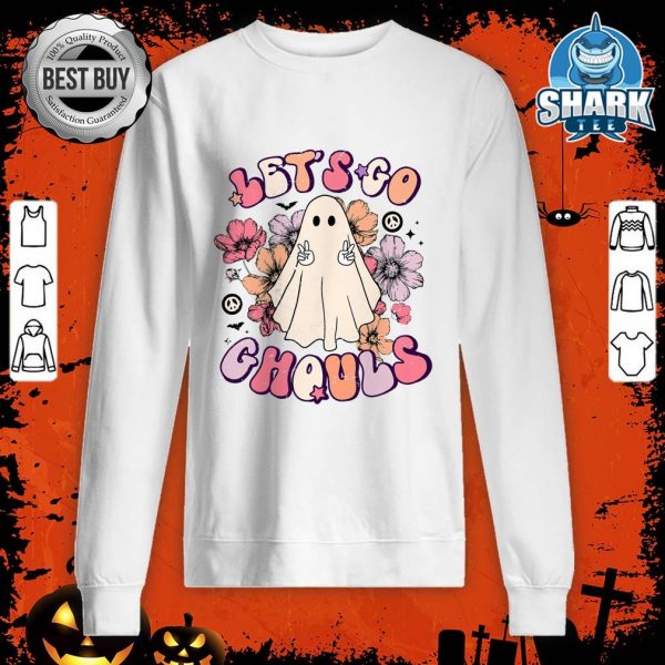 Retro Floral Let’s Go Ghouls Bachelorette Party Halloween ShirtRetro Floral Let’s Go Ghouls Bachelorette Party Halloween sweatshirt