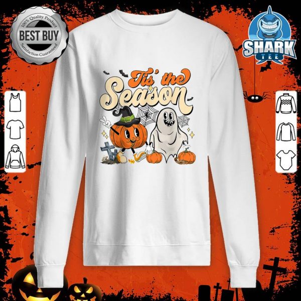 Tis The Season Halloween Ghost Pumpkin Spooky Season sweatshirt